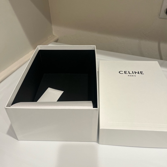 Celine White Logo Lid Box - Picture 2 of 5